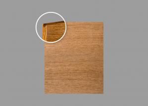 Фасад, оклеенный шпоном дуба Т422 КВ2