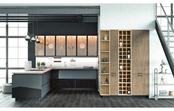 Кухня «ЛОФТ ГЛАСС»